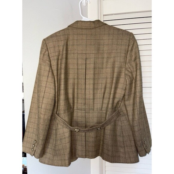Talbots 3 Button Belted Blazer Jacket - Picture 3 of 3